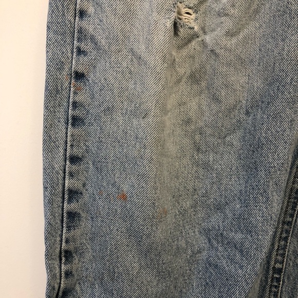 Carhartt Distressed Medium Wash Jeans 40x30 - Picture 4 of 7